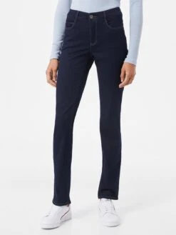 MAC Straight Regular Jeans Dream Dames Nachtblauw -Mac 00c5db836d6c0123e5efb669a288c7f7