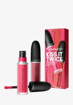 MAC Superstar Kits - Kiss It Twice Power Kiss Liquid Duo - Make-Upset - Pink