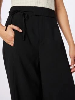 MAC Pantalons Wide Leg Broek Celina Dames Zwart -Mac 0850e60bc5087059d8699c18b3903190