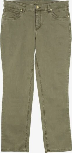 MAC Straight Regular Jeans Dames Kaki
