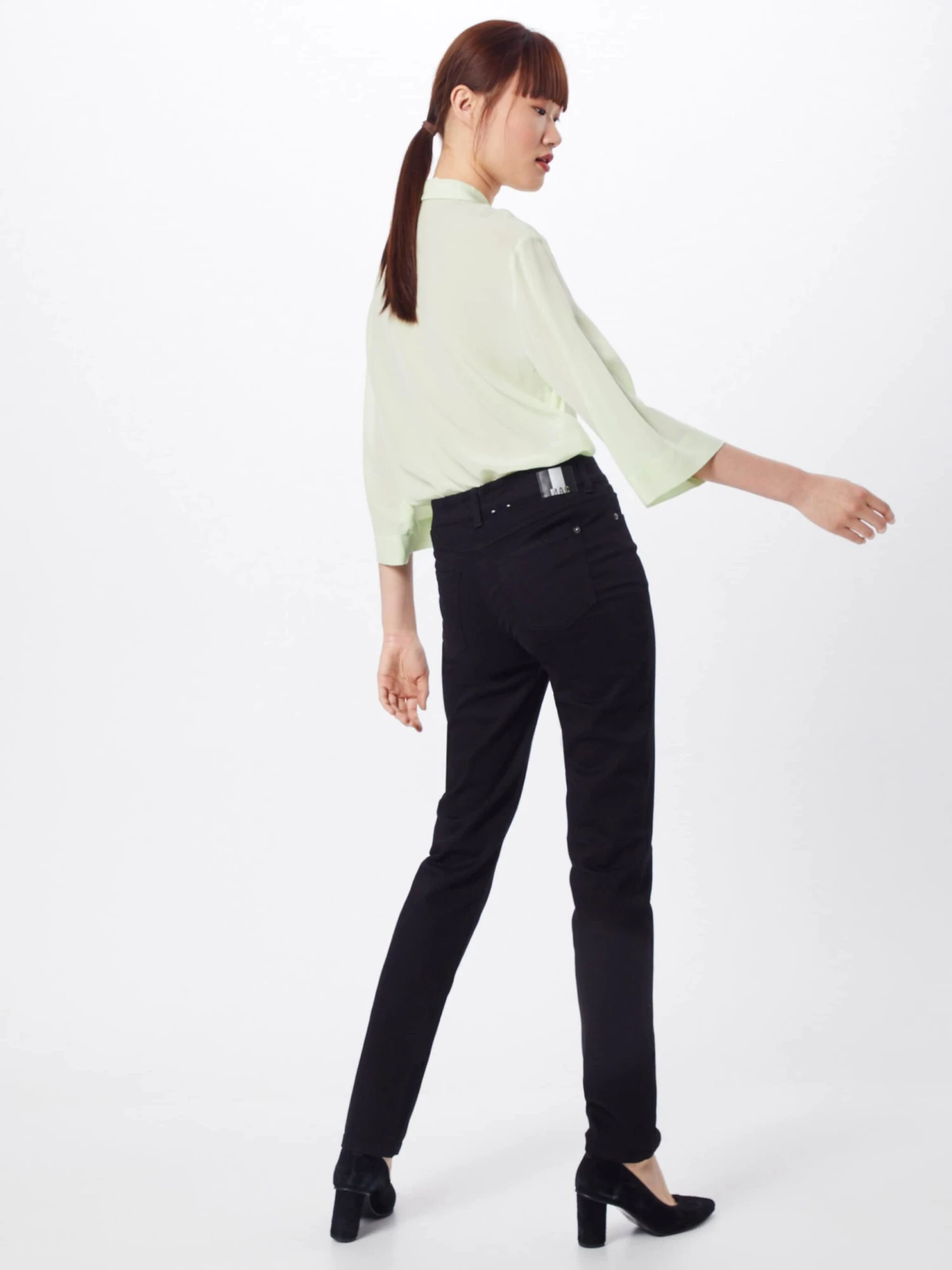 MAC Jeans Slimfit Jeans Angela Dames Zwart 6 MAC Jeans Slimfit Jeans Angela Dames Zwart - Afbeelding 4