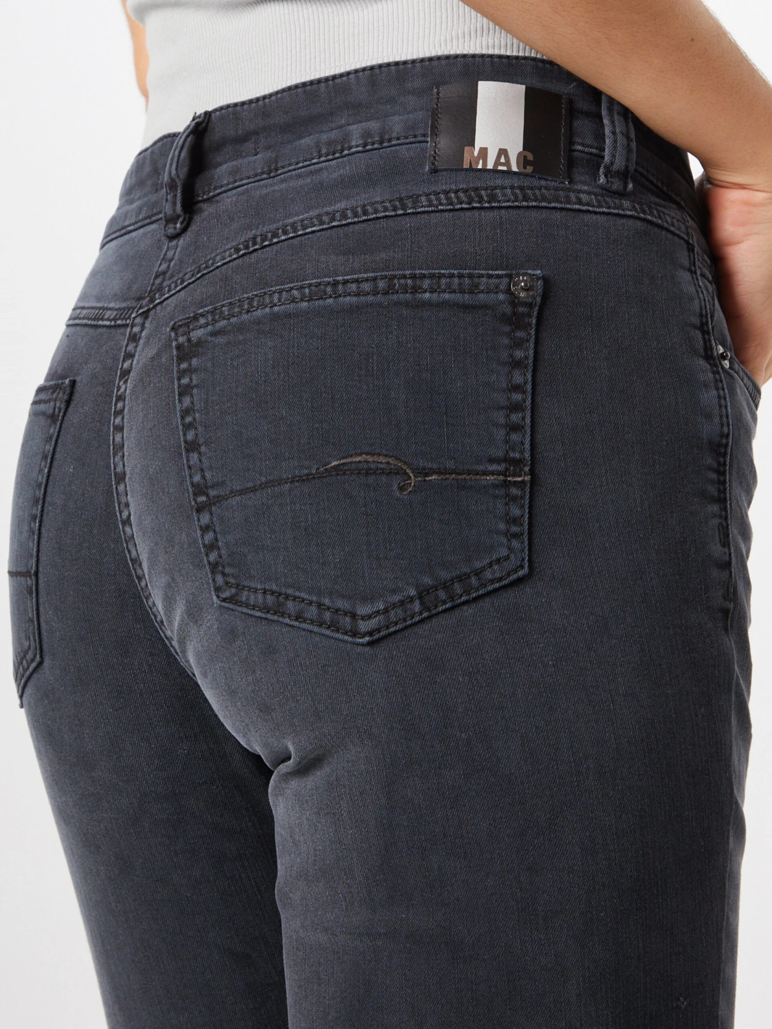 MAC Jeans Slimfit Jeans Angela Dames Zwart 7 MAC Jeans Slimfit Jeans Angela Dames Zwart - Afbeelding 5
