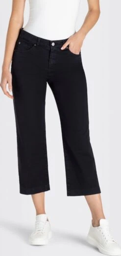 MAC Denim Shorts Loosefit Jeans Dames Zwart -Mac 14f5e4fdf7946880cd005125b5c150a5