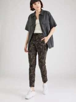 MAC Pantalons Slimfit Broek Future 2.0 Dames Kaki / Olijfgroen -Mac 151ddd80865a665e52aa806d62770706