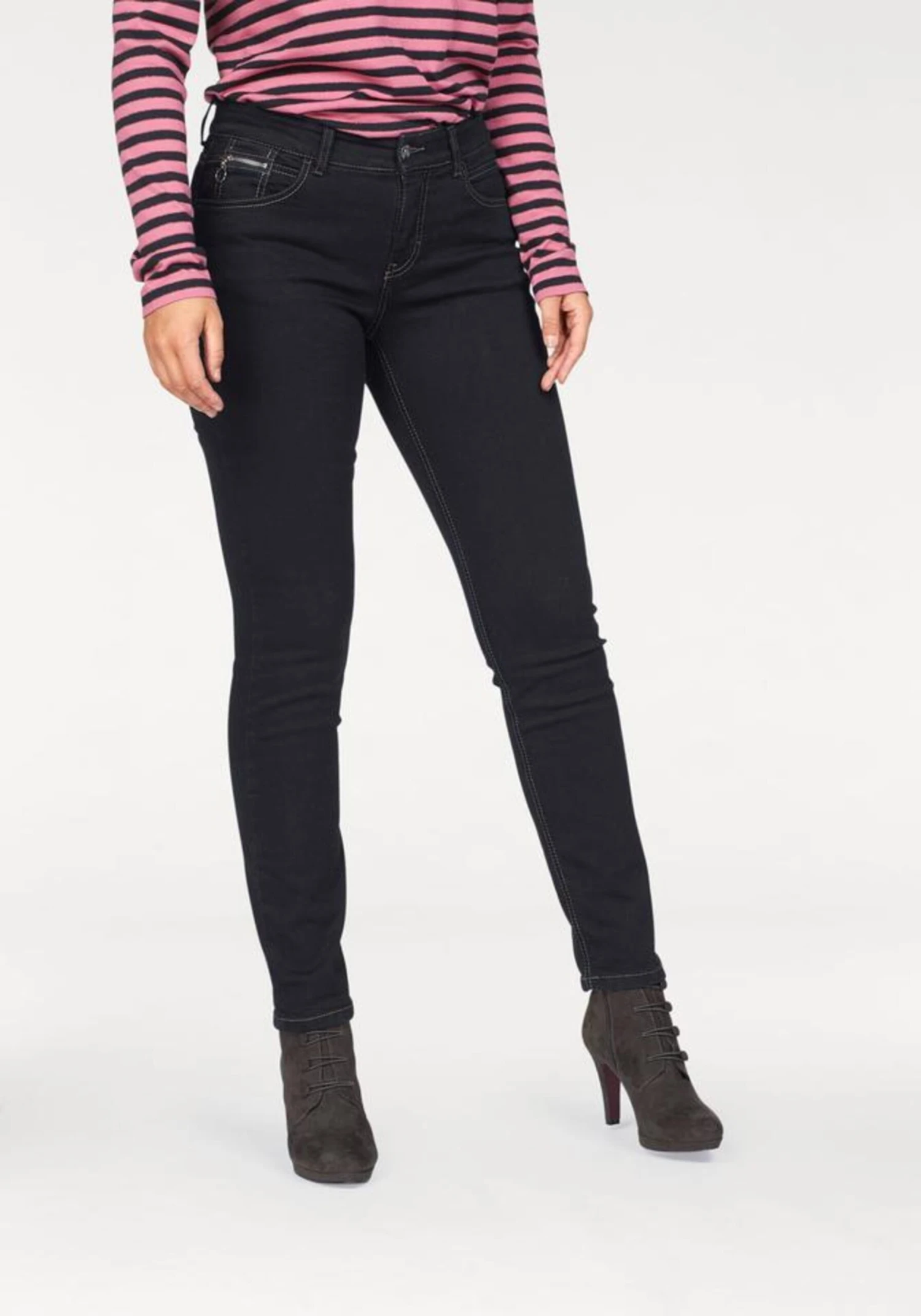 MAC Jeans Slimfit Jeans Dames Nachtblauw 5 MAC Jeans Slimfit Jeans Dames Nachtblauw - Afbeelding 3