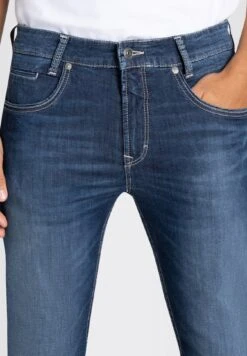 Arne Pipe Authentic Wash - Slim Fit Jeans - Dark Blue Denim -Mac 1a5d65de0a28410b955770962d0be146