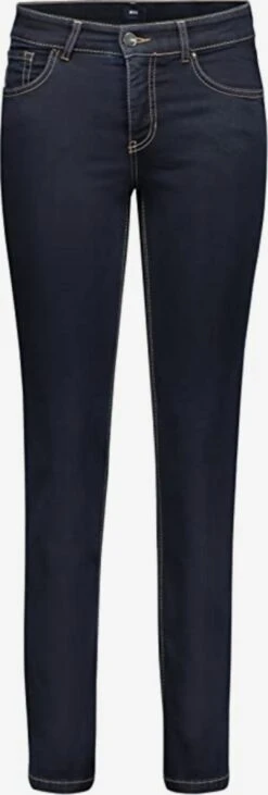 MAC Straight Regular Jeans Dames Blauw / Donkerblauw