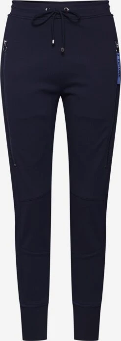 MAC Pantalons Slimfit Broek Future Dames Donkerblauw