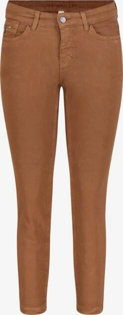 MAC Pantalons Skinny Broek Dames Karamel