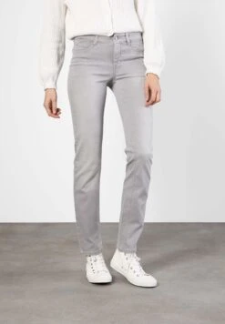 Straight Leg Jeans - Grey