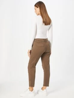 MAC Pantalons Regular Broek Rich Dames Lichtbruin -Mac 2b50616ce57a8b2fa288302eda9c3691