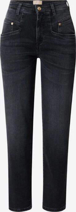 MAC Mom Jeans Tapered Jeans Rich Carrot Dames Grijs