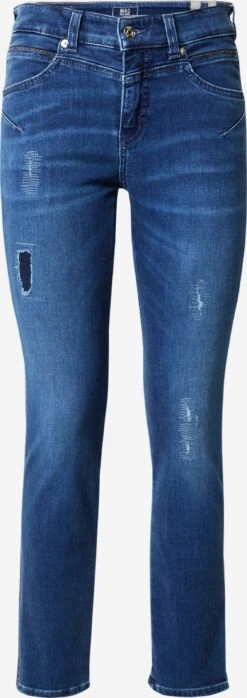 MAC Straight Regular Jeans RICH Dames Blauw