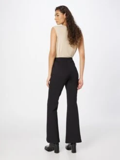 MAC Pantalons Flared Broek BOOT Dames Zwart -Mac 2dca9bfd4f27f419c797da2edc176cec