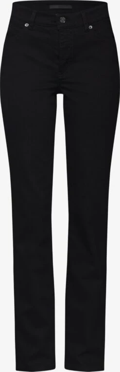 MAC Straight Regular Jeans MELANIE Dames Zwart