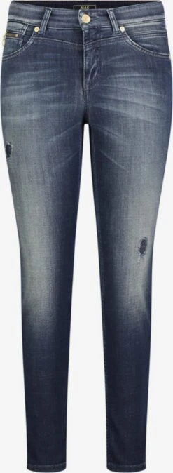 MAC Pantalons Skinny Broek Dames Blauw / Donkerblauw
