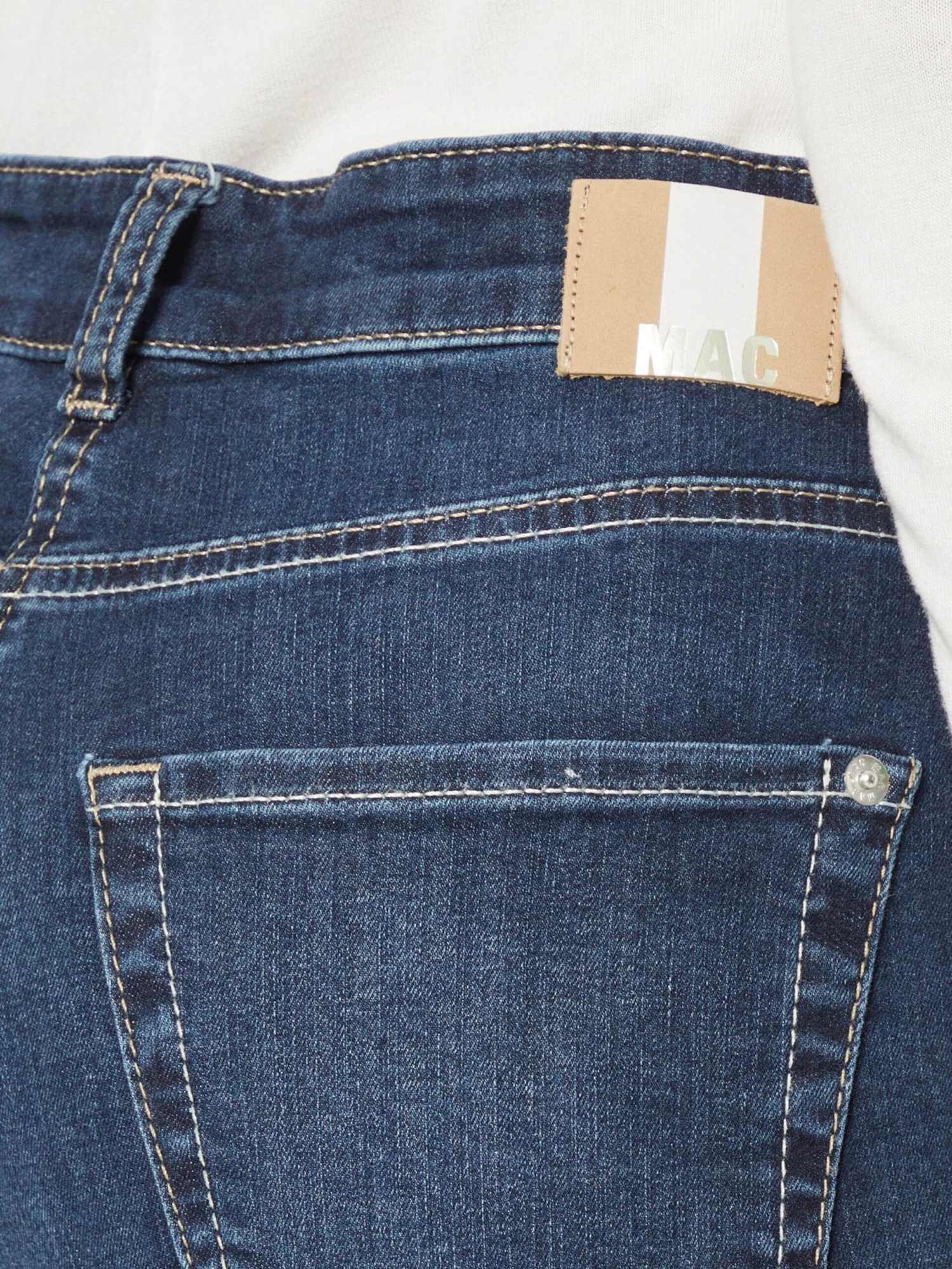 MAC Jeans Slimfit Jeans Dames Donkerblauw 4 MAC Jeans Slimfit Jeans Dames Donkerblauw - Afbeelding 2