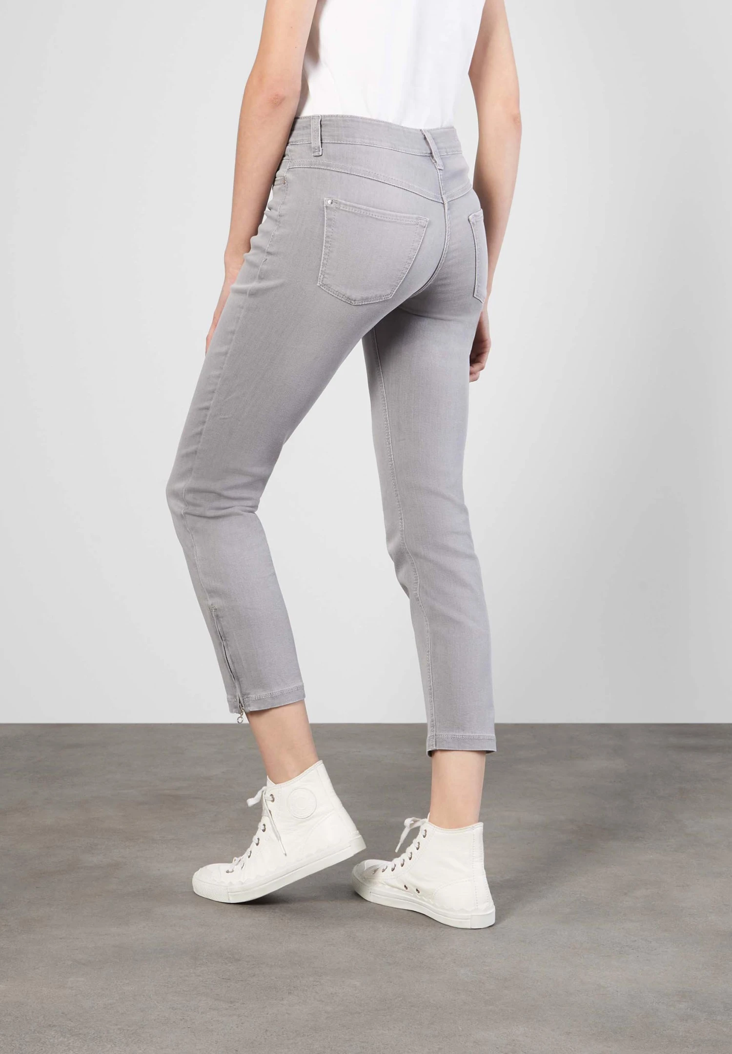 Grautöne - Slim Fit Jeans - Grey 4 Grautöne - Slim Fit Jeans - Grey - Afbeelding 2