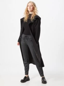 MAC Pantalons Slimfit Broek Easy Dames Antraciet -Mac 3834a788d64681fd740f3eb3a393283f
