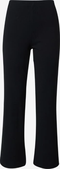 MAC Pantalons Flared Broek Dames Zwart