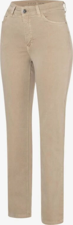MAC Pantalons Regular Broek Dames Sand -Mac 3f159e6584eef52a1de7aa30b2700436