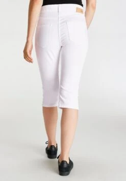 MAC Denim Shorts Slimfit Jeans Dames Wit -Mac 3f3d57ddbad5abf97ff4b40639d26bbd