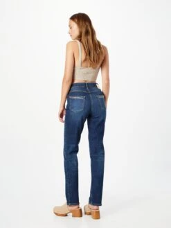 MAC Straight Regular Jeans MELANIE Dames Blauw -Mac 41462ce46210693189e5062f1205b02a