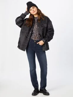 MAC Straight Regular Jeans Dream Dames Marine -Mac 42d723a9ff33b9400af4112a3b1677db