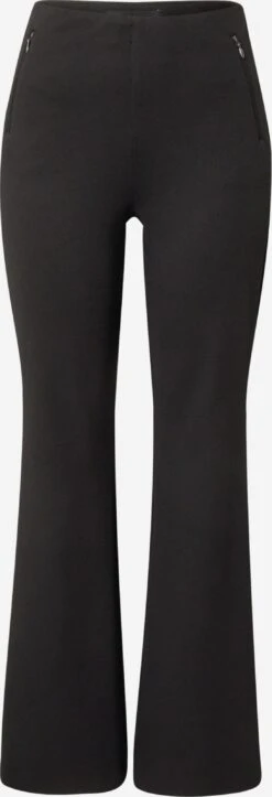 MAC Pantalons Flared Broek BOOT Dames Zwart