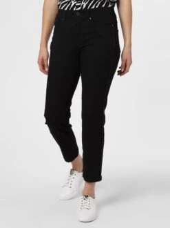 MAC Pantalons Slimfit Broek Dames Zwart -Mac 46240c9336ea4cc6771091a214e6eb12