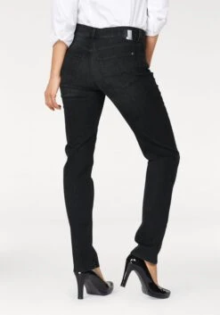 MAC Jeans Slimfit Jeans Angela Dames Donkergrijs -Mac 4810f8a9dffb66b54415aa47d21005a0