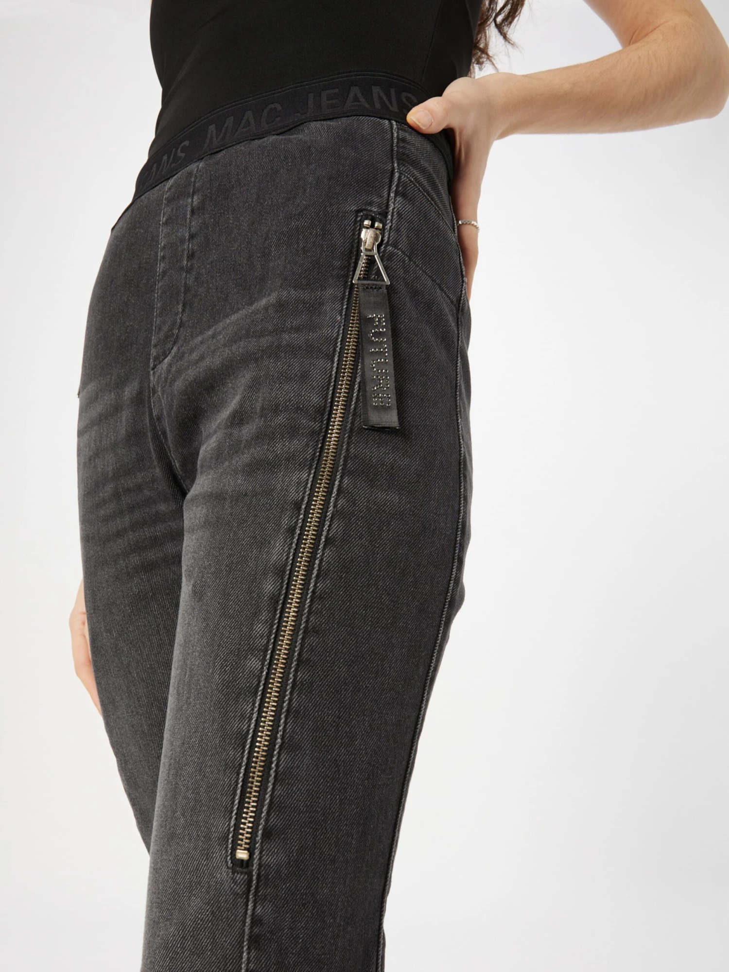 MAC Jeans Skinny Jeans Future 2.0 Dames Antraciet 4 MAC Jeans Skinny Jeans Future 2.0 Dames Antraciet - Afbeelding 2