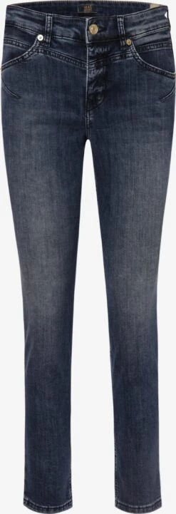 MAC Jeans Slimfit Jeans Rich Dames Blauw