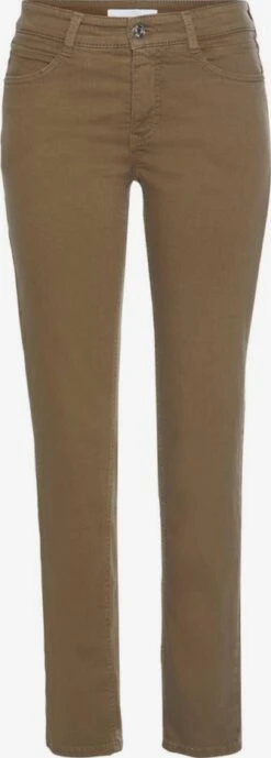 MAC Jeans Slimfit Jeans Angela Dames Bruin