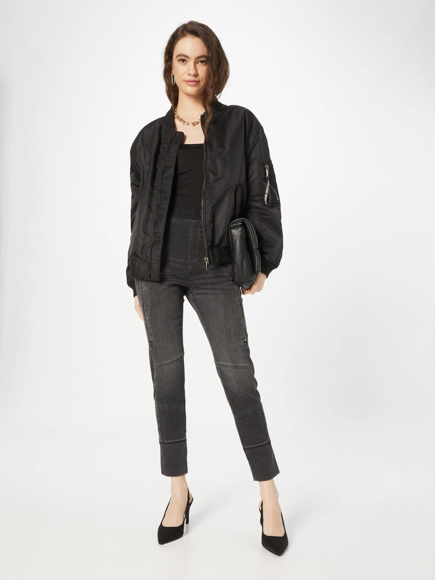 MAC Jeans Skinny Jeans Future 2.0 Dames Antraciet 7 MAC Jeans Skinny Jeans Future 2.0 Dames Antraciet - Afbeelding 5