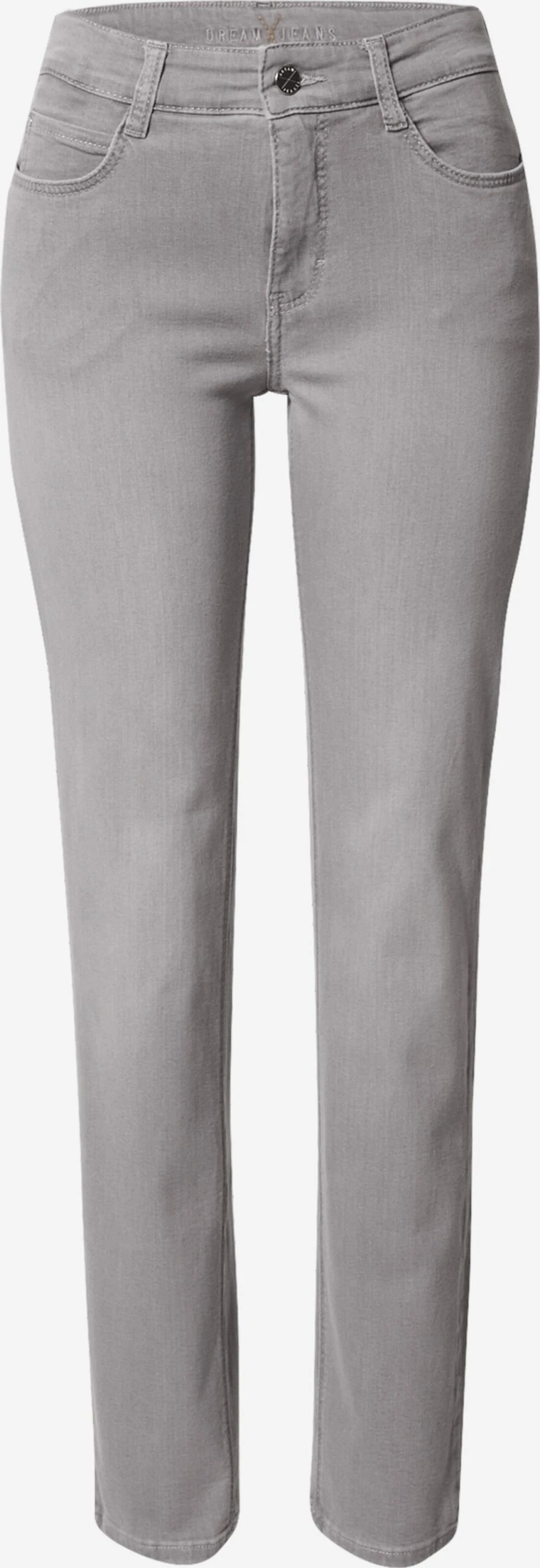 MAC Straight Regular Jeans Dream Dames Grijs 3 MAC Straight Regular Jeans Dream Dames Grijs