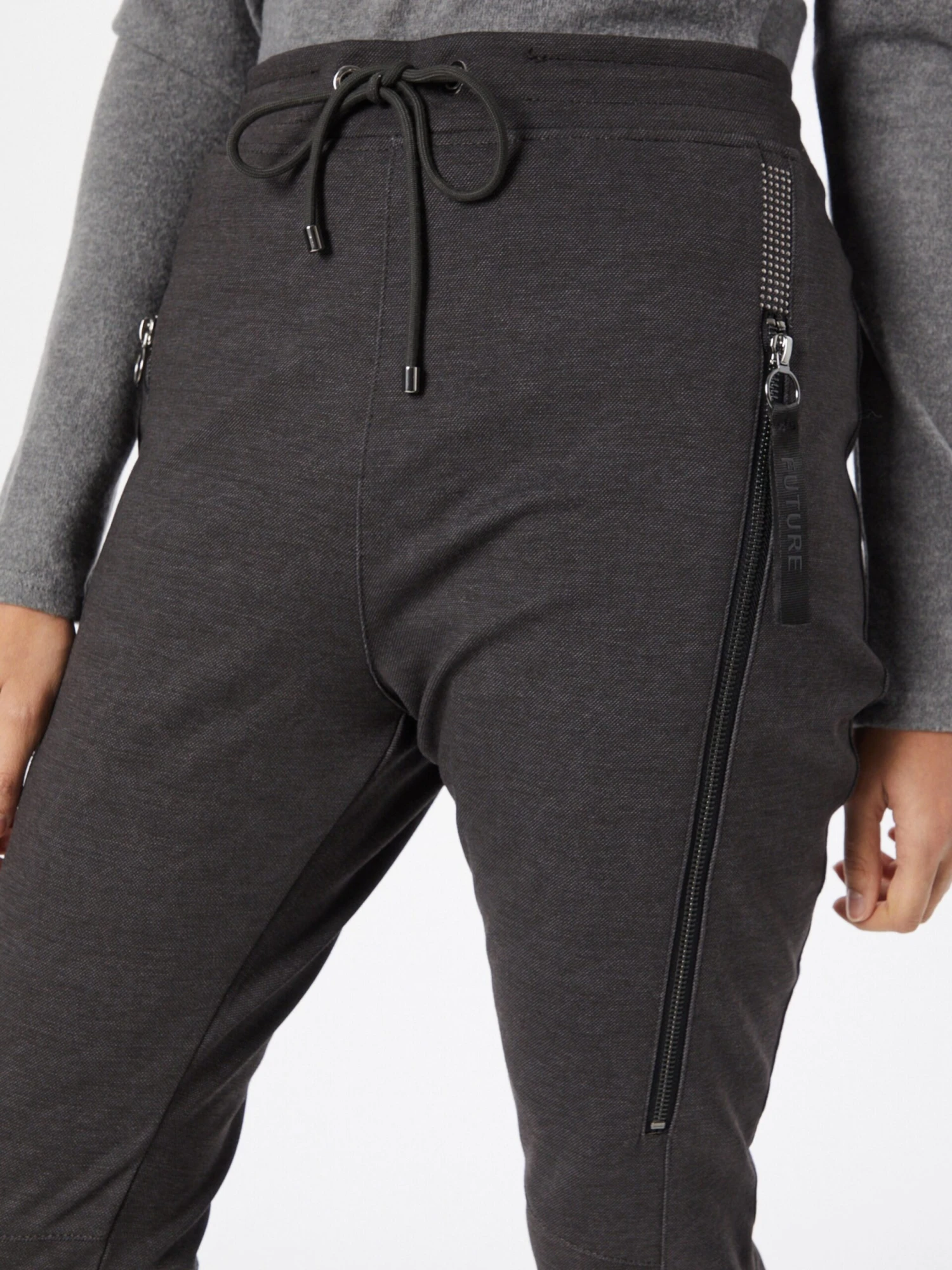 MAC Pantalons Tapered Broek Future Dames Donkerbruin 4 MAC Pantalons Tapered Broek Future Dames Donkerbruin - Afbeelding 2