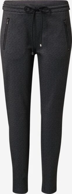MAC Pantalons Slimfit Broek Easy Dames Antraciet