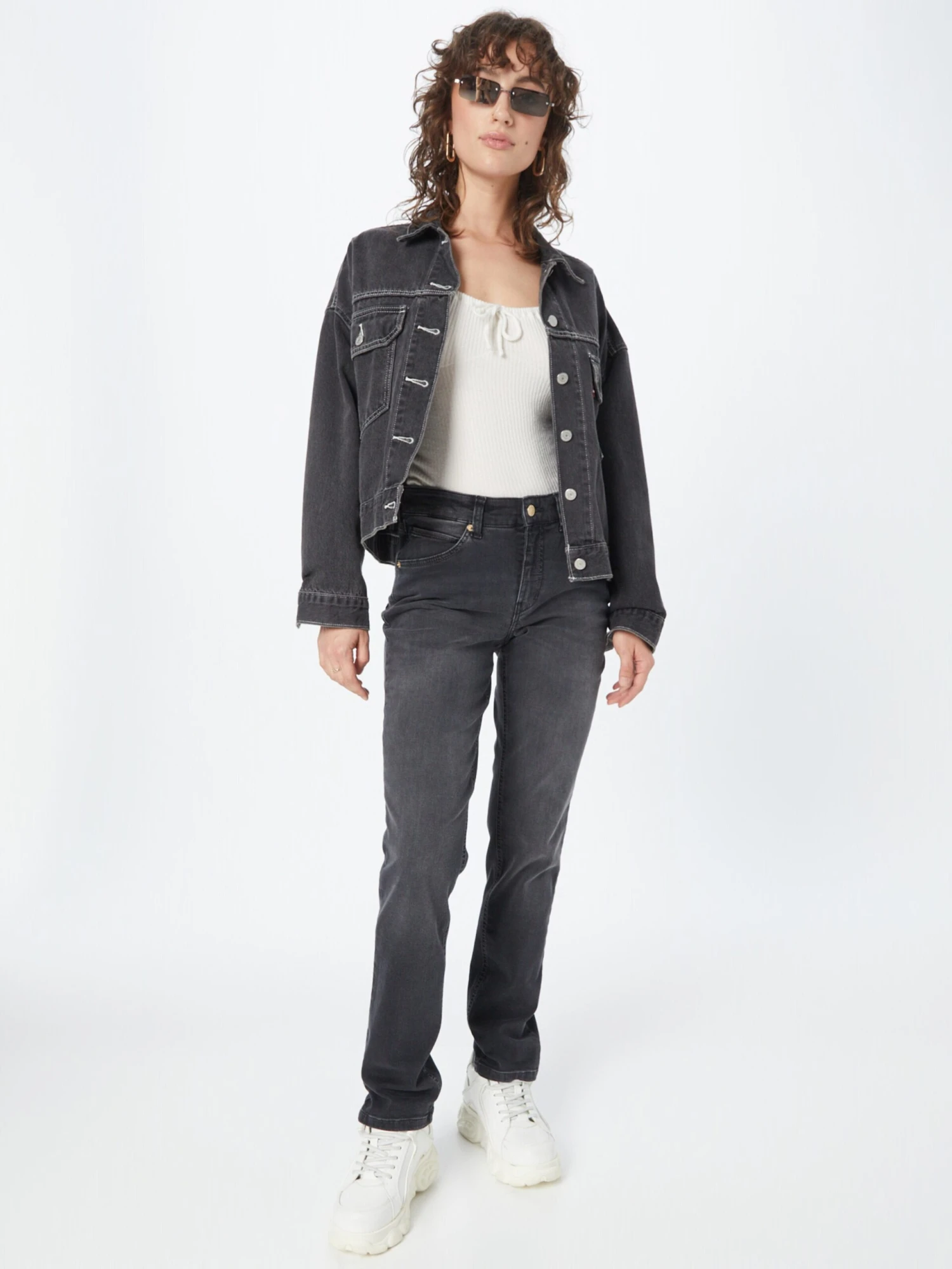 MAC Straight Regular Jeans Melanie Dames Grijs 7 MAC Straight Regular Jeans Melanie Dames Grijs - Afbeelding 5