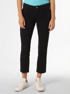 MAC Pantalons Regular Broek Angela Dames Zwart