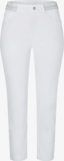 MAC Denim Shorts Slimfit Jeans Dames Wit