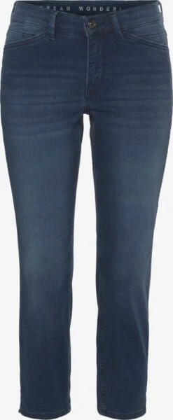 MAC Straight Regular Jeans Dames Donkerblauw