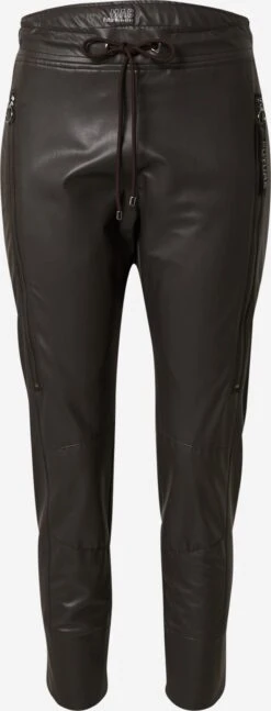 MAC Pantalons Slimfit Broek Future Dames Donkerbruin