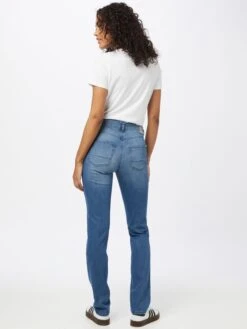 MAC Jeans Slimfit Jeans Angela Dames Blauw -Mac 631d96a57bd946c5f709029dd35f64c2