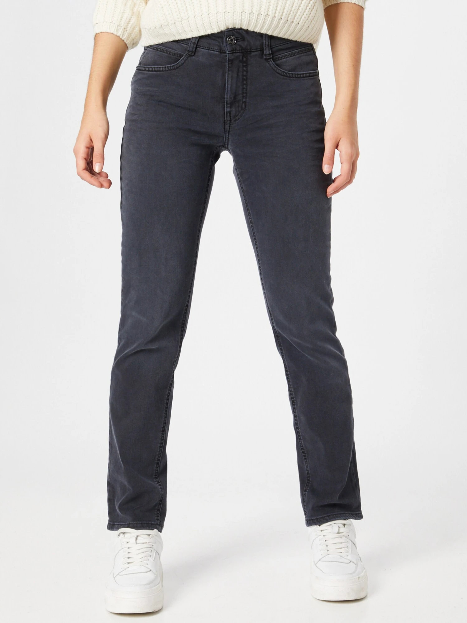 MAC Jeans Slimfit Jeans Angela Dames Zwart 4 MAC Jeans Slimfit Jeans Angela Dames Zwart - Afbeelding 2