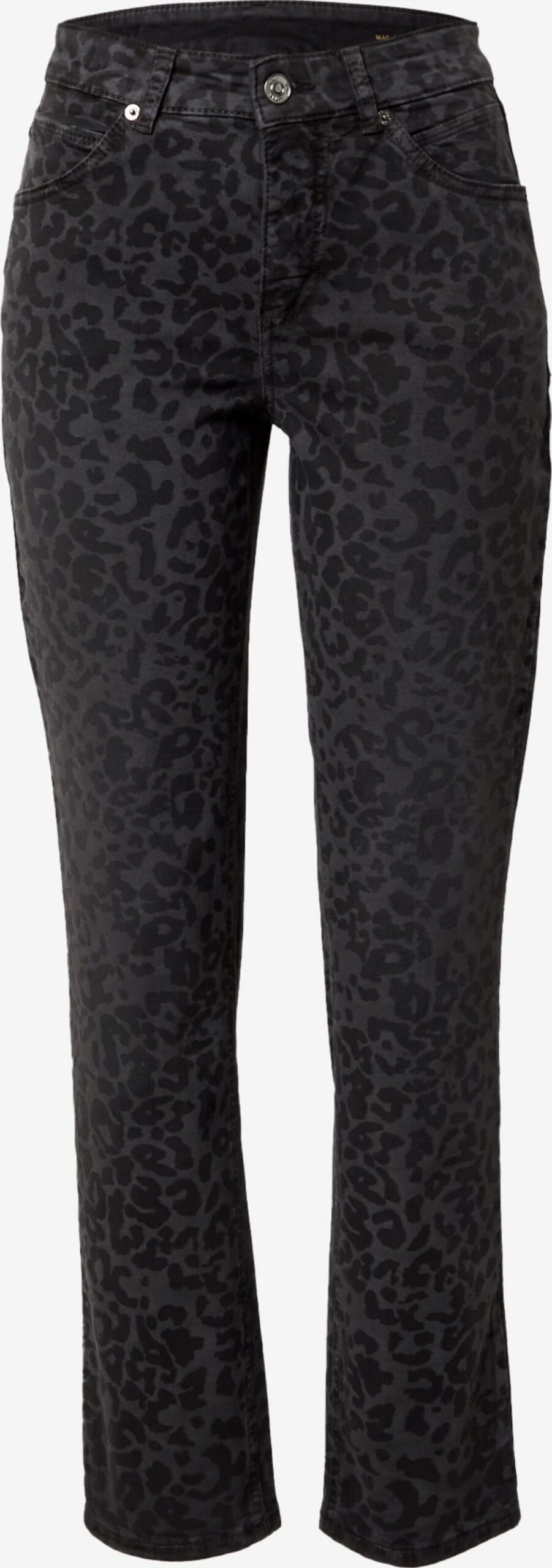 MAC Pantalons Slimfit Broek MELANIE Dames Donkergrijs 3 MAC Pantalons Slimfit Broek MELANIE Dames Donkergrijs