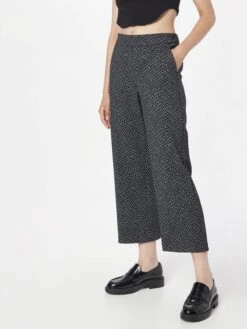 MAC Pantalons Wide Leg Broek Chiara Dames Grijs / Donkergrijs -Mac 705f91dfc3df3bb7f56b44035e95a40a