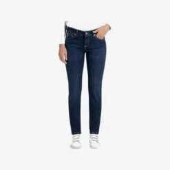 MAC Jeans Slimfit Jeans Dames Blauw -Mac 7165064789f3449f24edf174ed8d1ba8