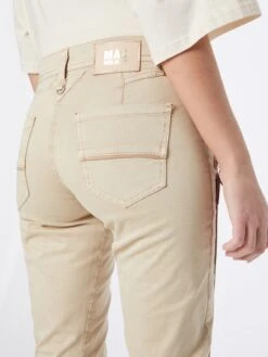 MAC Jeans Slimfit Jeans Dames Lichtbeige -Mac 716e5eb756779cc6485210fbeb1d2282
