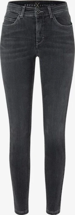MAC Jeans Slimfit Jeans Dames Donkergrijs